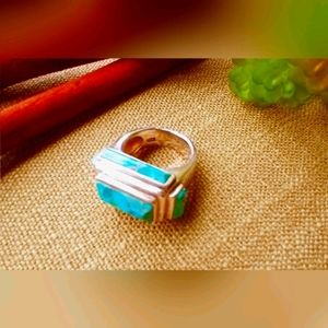 Barse Turquoise and Sterling Silver Ring